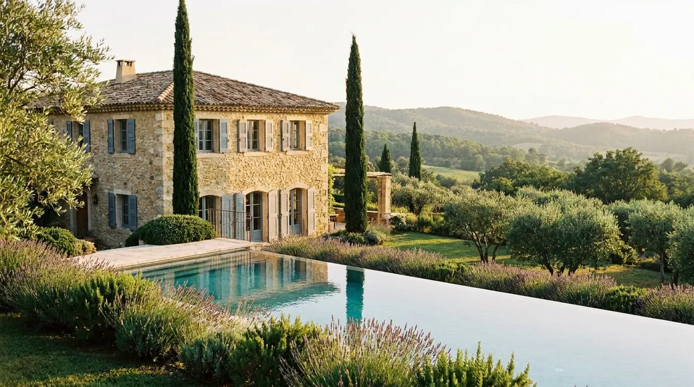 Une propriété provençale près de Valbonne