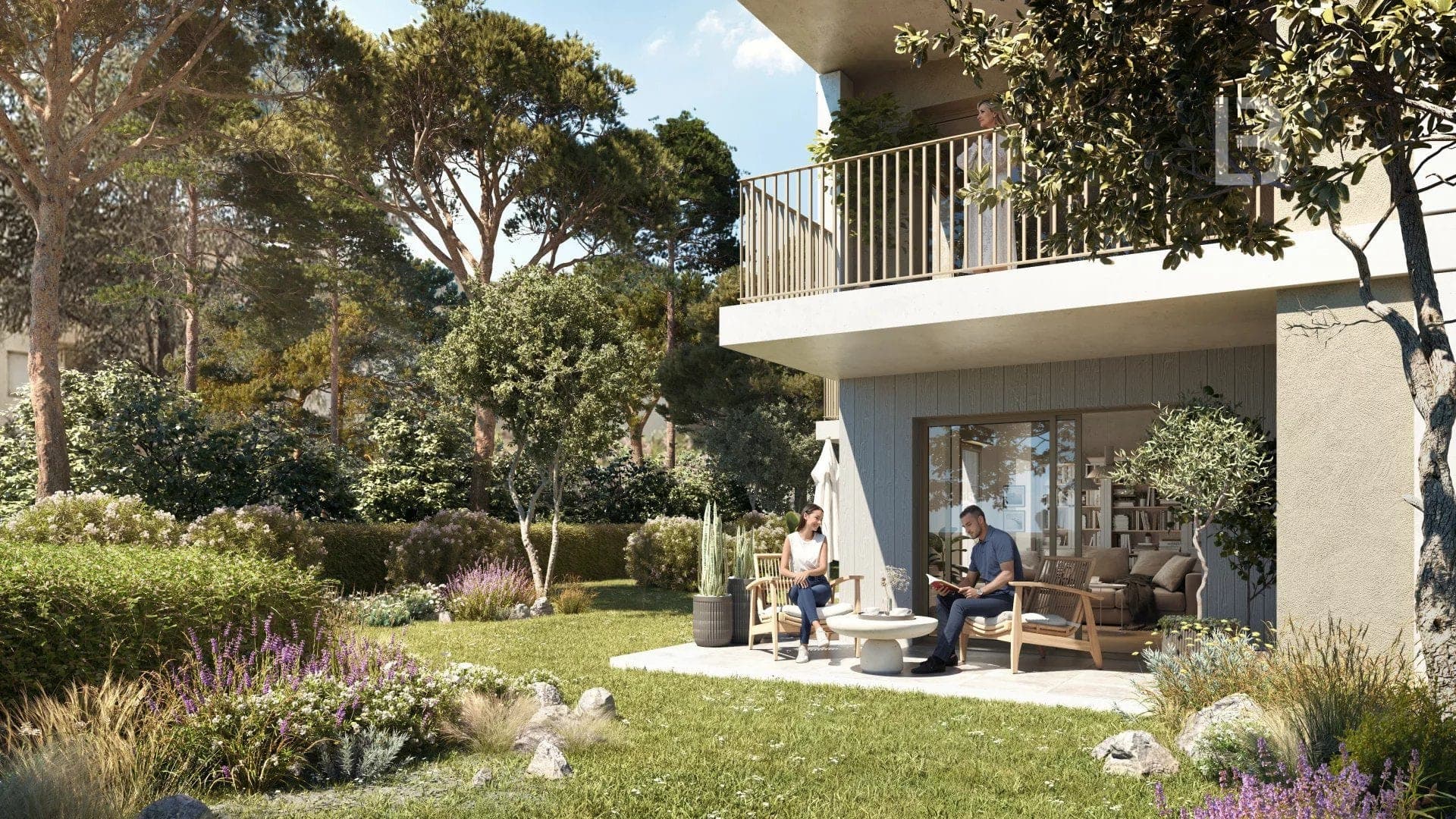 Appartement de3 pièces en Rez de jardin