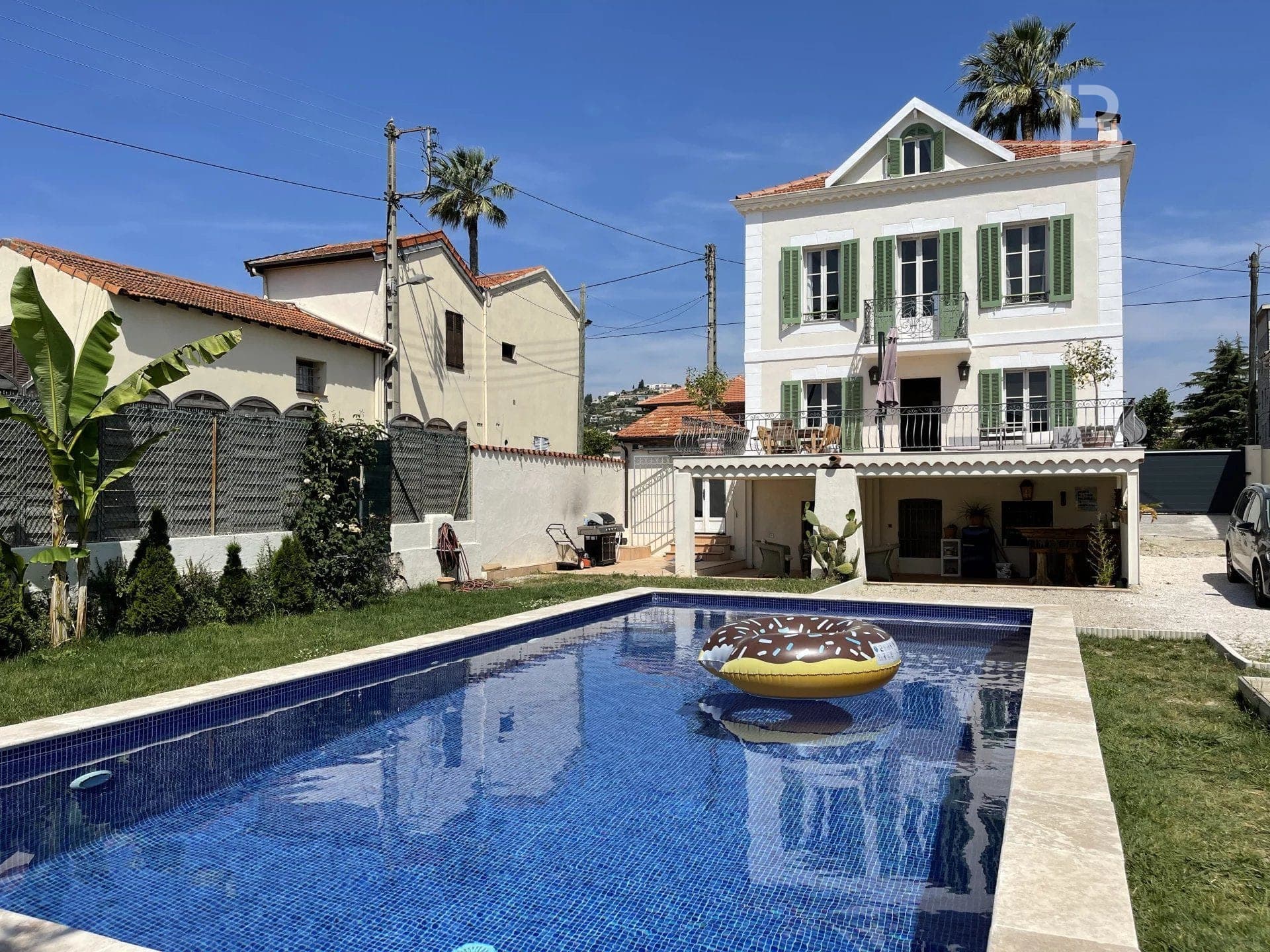 Maison de ville d'époque avec piscine à Golfe Juan à pied de la plage - 2
