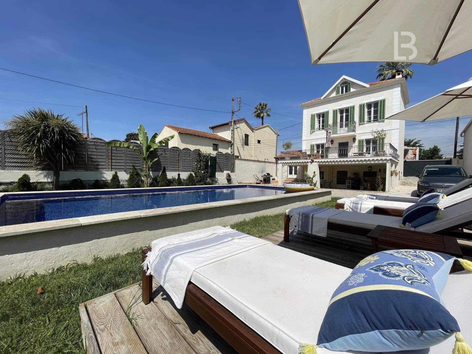 Maison de ville d'époque avec piscine à Golfe Juan à pied de la plage - 3