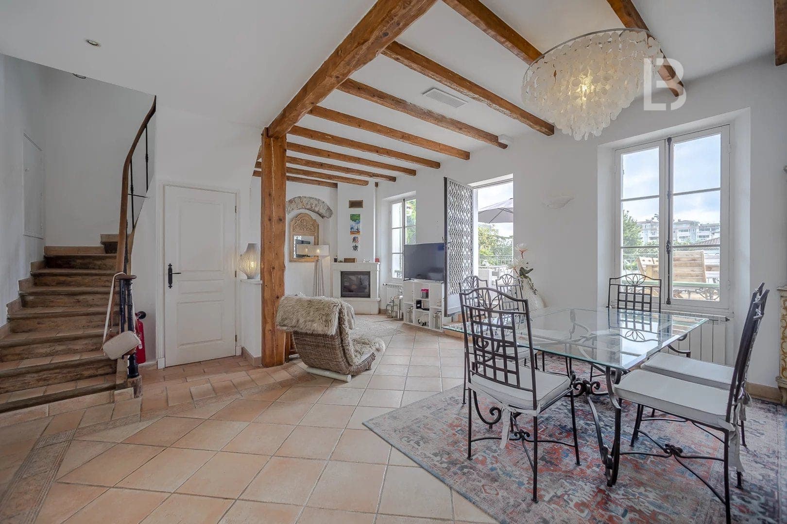 Maison de ville d'époque avec piscine à Golfe Juan à pied de la plage - 4