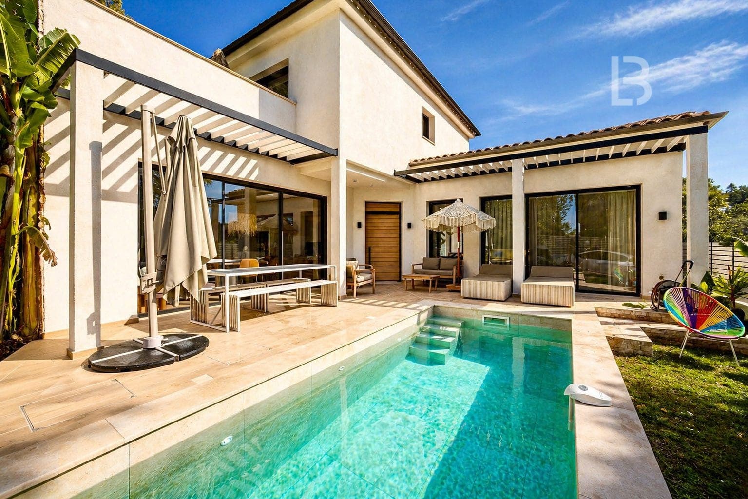 Belle villa contemporaine à Mougins proche vieux village et écoles internationales