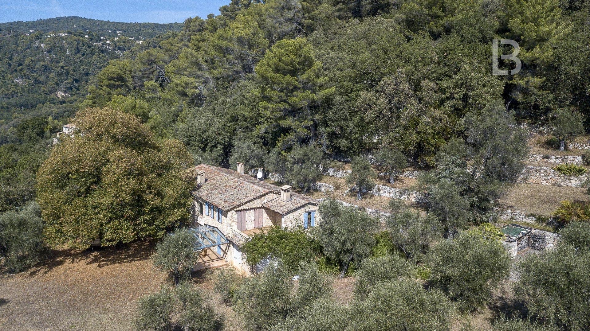 Bergerie du 18ème siècle à Grasse avec vue panoramique - 3