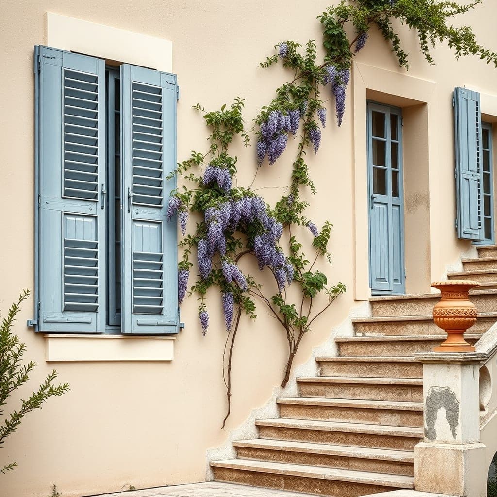 Vue panoramique sur les villages et collines de l'arrière-pays grassois dans les Alpes-Maritimes, sur la Riviera